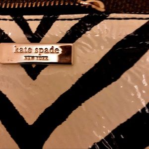 NWT Kate Spade Patent Leather Zebra Shoulder Bag